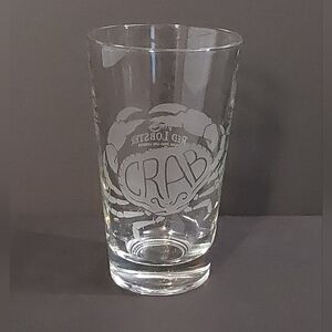 Rare RED LOBSTER Beer Pint Glass / 12 oz